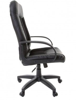 Кресло офисное BRABIX "Strike EX-525" (экокожа черная, ткань черная) 531381 в Тарко-Сале - tarko-sale.mebel-74.com | фото