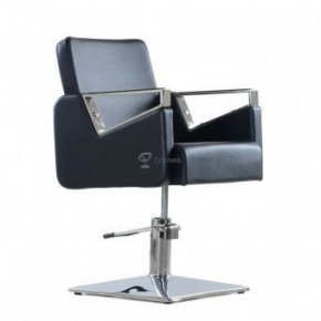 Кресло парикмахерское Barneo 6300V5 черное в Тарко-Сале - tarko-sale.mebel-74.com | фото