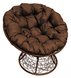Кресло "ПАПАСАН" ротанг (каркас коричневый) в Тарко-Сале - tarko-sale.mebel-74.com | фото