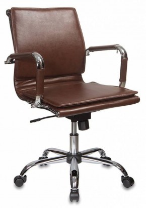 Кресло руководителя Бюрократ CH-993-LOW/BROWN коричневый в Тарко-Сале - tarko-sale.mebel-74.com | фото