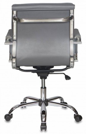 Кресло руководителя Бюрократ CH-993-LOW/GREY серый в Тарко-Сале - tarko-sale.mebel-74.com | фото