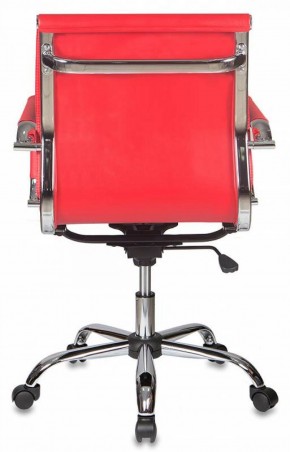 Кресло руководителя Бюрократ CH-993-LOW/RED красный в Тарко-Сале - tarko-sale.mebel-74.com | фото