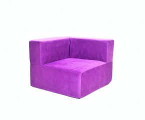 Кресло-угловое-модуль бескаркасное Тетрис 30 (Фиолетовый) в Тарко-Сале - tarko-sale.mebel-74.com | фото