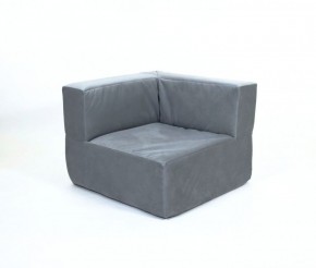 Кресло-угловое-модуль бескаркасное Тетрис 30 (Серый) в Тарко-Сале - tarko-sale.mebel-74.com | фото