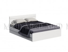 НЭНСИ NEW Кровать 1,4 м (Белый глянец холодный/Белый) в Тарко-Сале - tarko-sale.mebel-74.com | фото