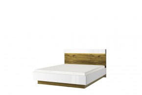 Кровать 160 с подъемником, TORINO, цвет белый/Дуб наварра в Тарко-Сале - tarko-sale.mebel-74.com | фото