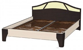 ВЕРОНА Кровать 1600 с основанием (Венге/Анкор светлый) в Тарко-Сале - tarko-sale.mebel-74.com | фото