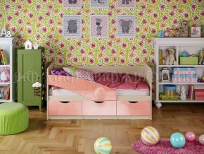 Кровать Бабочки (Розовый металлик) 1600 в Тарко-Сале - tarko-sale.mebel-74.com | фото
