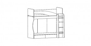 Кровать Бемби МДФ (фасад 3D) в Тарко-Сале - tarko-sale.mebel-74.com | фото