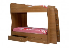 Кровать детская 2-х ярусная Юниор-1 (800*2000) ЛДСП в Тарко-Сале - tarko-sale.mebel-74.com | фото