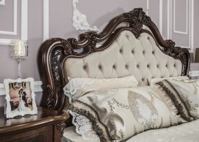 Кровать двуспальная Илона с мягким изголовьем (1800) караваджо в Тарко-Сале - tarko-sale.mebel-74.com | фото