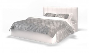 Кровать Элен 1600 + основание с ПМ (Vega white) белый в Тарко-Сале - tarko-sale.mebel-74.com | фото
