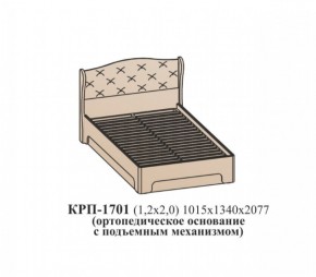 Кровать ЭЙМИ с подъемным механизмом КРП-1701 (1200х2000) Венге/патина серебро в Тарко-Сале - tarko-sale.mebel-74.com | фото