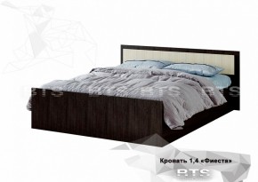 Кровать Фиеста 1400 LIGHT + Проложки LIGHT 1400 ДСП (Венге/Лоредо) в Тарко-Сале - tarko-sale.mebel-74.com | фото