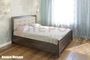 Кровать КР-1033 с мягким изголовьем в Тарко-Сале - tarko-sale.mebel-74.com | фото