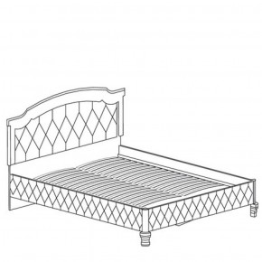 Кровать с обивкой №490 Марлен (1800) Кремовый белый в Тарко-Сале - tarko-sale.mebel-74.com | фото