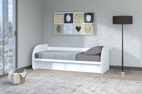 Кровать Сказка с ПМ 900 (Белый текстурный) в Тарко-Сале - tarko-sale.mebel-74.com | фото