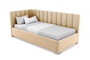 Кровать угловая Хлоя интерьерная +основание (80х200) в Тарко-Сале - tarko-sale.mebel-74.com | фото
