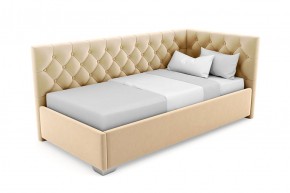 Кровать угловая Виола интерьерная +основание (90х200) в Тарко-Сале - tarko-sale.mebel-74.com | фото
