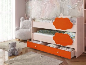 Кровать выкатная Соник на щитах (800*1600) с бортиком + ящик в Тарко-Сале - tarko-sale.mebel-74.com | фото