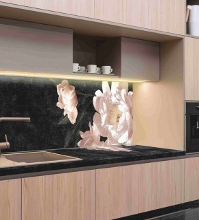 Кухонный фартук со столешницей (А-05) в едином стиле (3050 мм) в Тарко-Сале - tarko-sale.mebel-74.com | фото