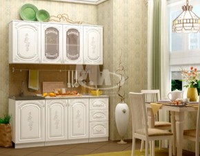 ЛИЗА-2 Кухонный гарнитур 1,7 Белый глянец холодный в Тарко-Сале - tarko-sale.mebel-74.com | фото