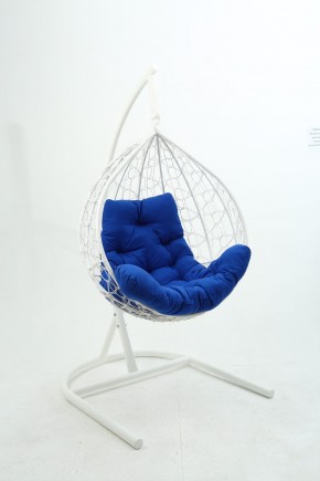 Подвесное кресло Бароло (белый/синий) в Тарко-Сале - tarko-sale.mebel-74.com | фото