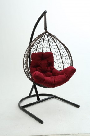 Подвесное кресло Бароло (коричневый/бордо) в Тарко-Сале - tarko-sale.mebel-74.com | фото