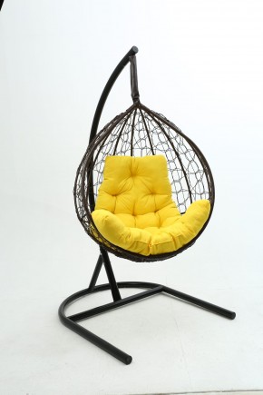 Подвесное кресло Бароло (коричневый/желтый) в Тарко-Сале - tarko-sale.mebel-74.com | фото