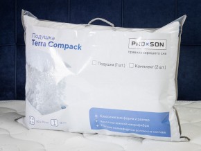 PROxSON Комплект подушек Terra Compack (Микрофибра Полотно) 50x70 в Тарко-Сале - tarko-sale.mebel-74.com | фото