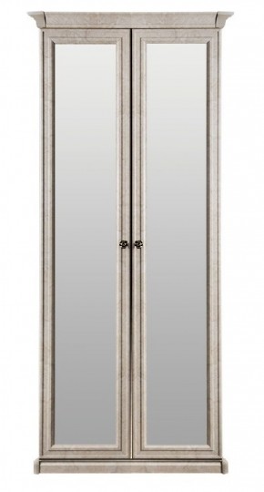 Шкаф 2-х створчатый с Зеркалом Афина (крем корень) в Тарко-Сале - tarko-sale.mebel-74.com | фото