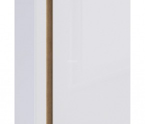 Шкаф 2х дверный с зеркалом Веста СБ-2259 (Дуб Бунратти/Белый глянец) в Тарко-Сале - tarko-sale.mebel-74.com | фото