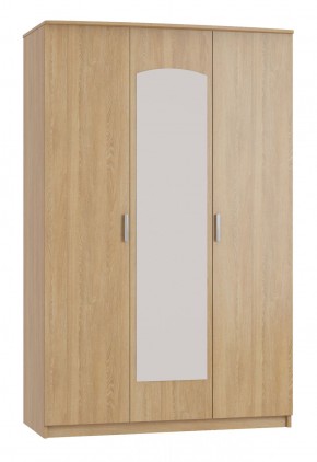 Шкаф 3-х дверный с зеркалом Шк210.1 МС Ирина в Тарко-Сале - tarko-sale.mebel-74.com | фото