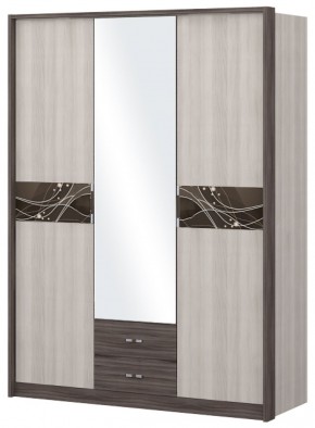 Шкаф 3-х дверный с зеркалом Шк68.2 МС Николь в Тарко-Сале - tarko-sale.mebel-74.com | фото