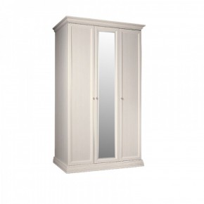 Шкаф 3-х дверный для платья и белья (1 зеркало) Амели штрих-лак (АМШ1/3) в Тарко-Сале - tarko-sale.mebel-74.com | фото