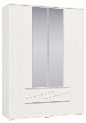 Шкаф 4-х дверный с ящиками АДЕЛИНА (4-4833рам.б) в Тарко-Сале - tarko-sale.mebel-74.com | фото