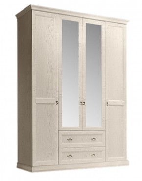 Шкаф 4-х дверный (с зеркалами) для платья и белья с выдвижными ящиками Венеция дуб седан (ВНШ1/41) в Тарко-Сале - tarko-sale.mebel-74.com | фото