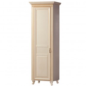 Шкаф для одежды 1-дверный №472 Марлен Кремовый белый в Тарко-Сале - tarko-sale.mebel-74.com | фото
