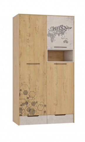 Шкаф для одежды 3 двери и 2 ящика Шк134.0 ДС Стэнфорд в Тарко-Сале - tarko-sale.mebel-74.com | фото