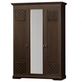 Шкаф для одежды 3-дверный №800 Парма Дуб нортон темный в Тарко-Сале - tarko-sale.mebel-74.com | фото
