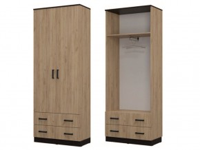 Шкаф «ЛОФТ» для одежды с 2-я ящиками в Тарко-Сале - tarko-sale.mebel-74.com | фото