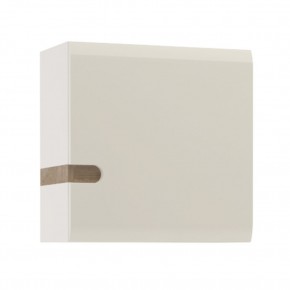 Шкаф навесной 1D/TYP 65, LINATE ,цвет белый/сонома трюфель в Тарко-Сале - tarko-sale.mebel-74.com | фото