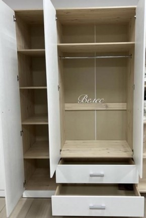 Шкаф "Милана" 3-х створчатый с 2 ящиками в Тарко-Сале - tarko-sale.mebel-74.com | фото