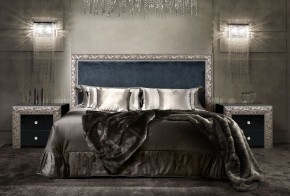 Спальный гарнитур Тиффани Premium черная/серебро в Тарко-Сале - tarko-sale.mebel-74.com | фото