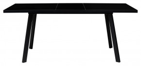 Стол ФИН 120 Черный, стекло/ Черный каркас М-City в Тарко-Сале - tarko-sale.mebel-74.com | фото