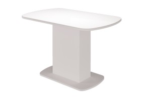 Стол обеденный Соренто (Белый глянец) в Тарко-Сале - tarko-sale.mebel-74.com | фото