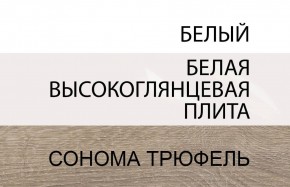 Стол письменный /TYP 80, LINATE ,цвет белый/сонома трюфель в Тарко-Сале - tarko-sale.mebel-74.com | фото