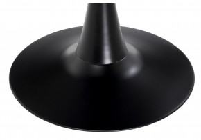 Стол стеклянный Tulip 90x74 black glass в Тарко-Сале - tarko-sale.mebel-74.com | фото