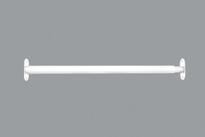 Турник-перекладина раздвиж 600-750мм цв.белый в Тарко-Сале - tarko-sale.mebel-74.com | фото