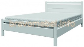 ВЕРОНИКА-1 Кровать из массива 900 (Белый Античный) в Тарко-Сале - tarko-sale.mebel-74.com | фото